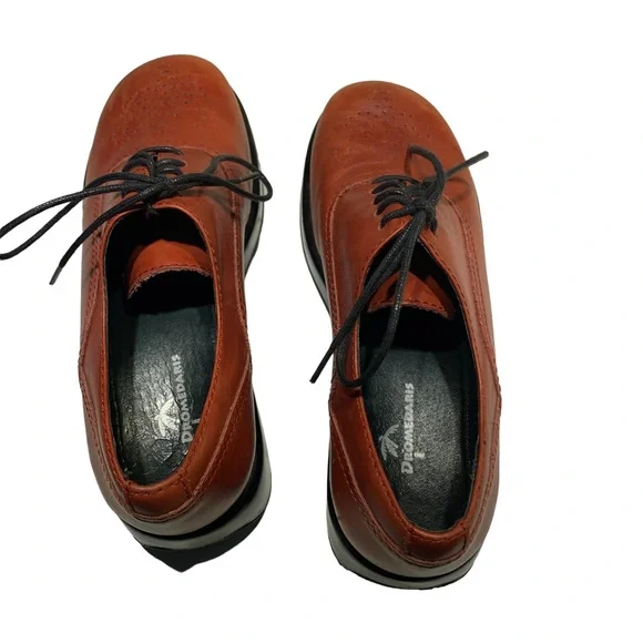 Dromedaris Red Oxfords Anti-Skid Outsoles with Rocker Bottoms Size US 7 - Picture 7 of 10